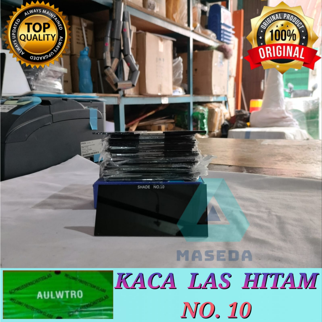 KACA LAS HITAM NO.10 - KACA KEDOK LAS DIN 10 - AULEKTRO