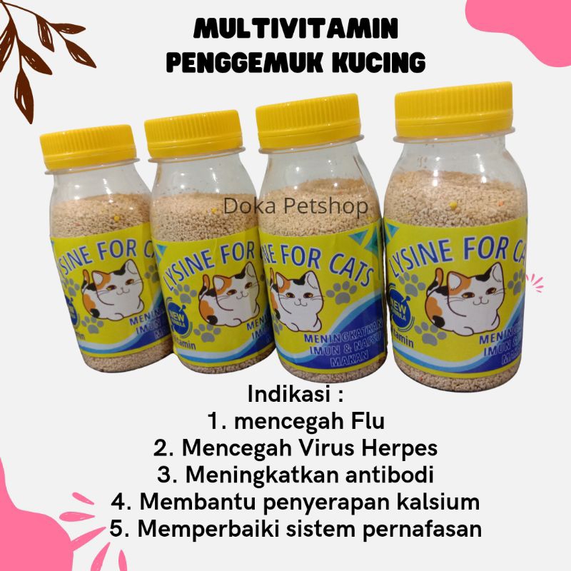 Multivitamin Penggemuk Kucing Ampuh