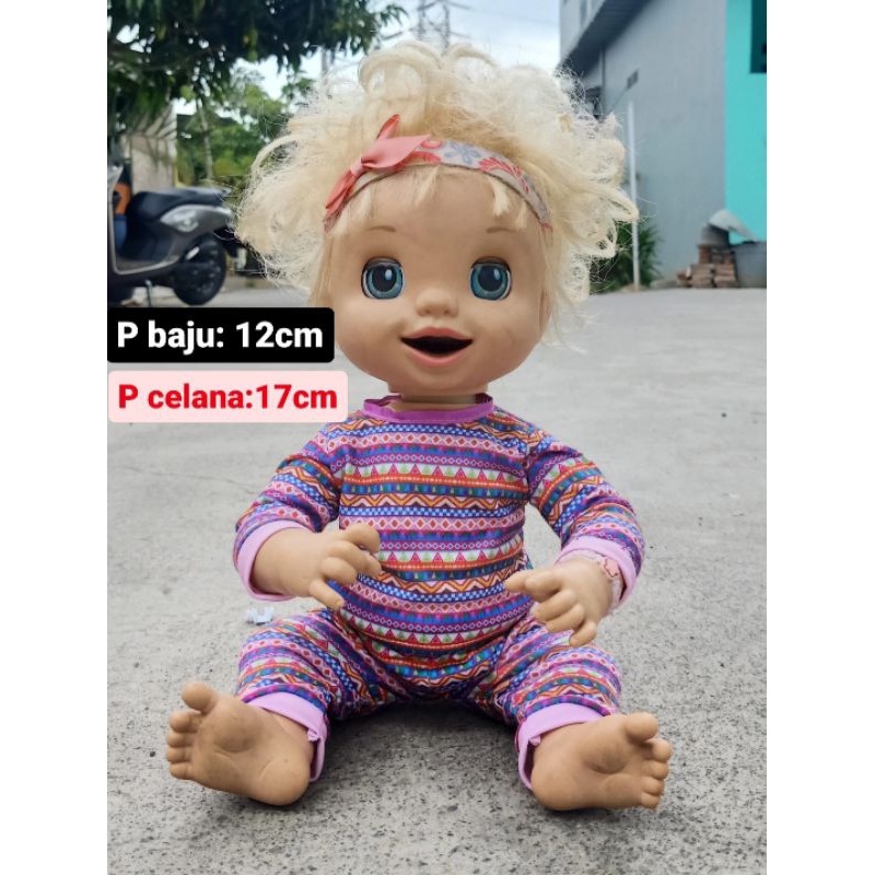 baju baby alive size XL