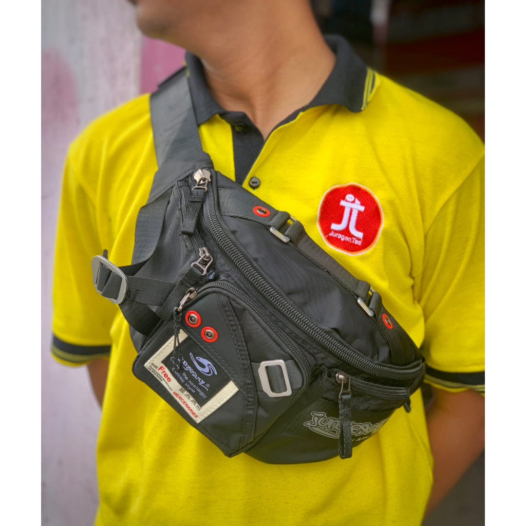 JURAGANTAS - JUNGLESURF TAS SLEMPANG PRIA WAISTBAG PRIA ALTO ORIGINAL