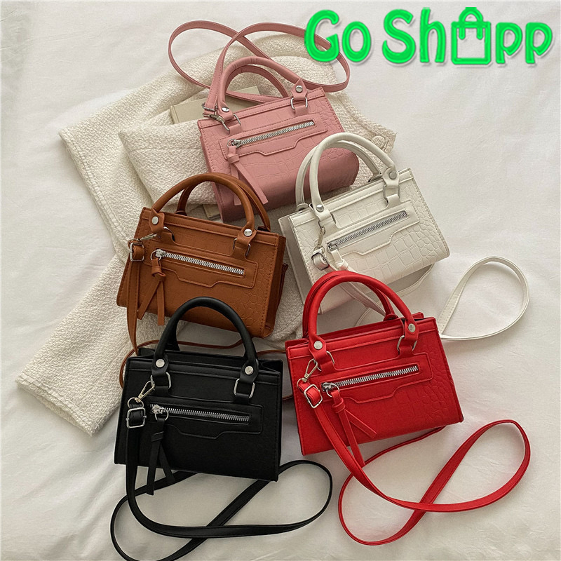 Tas Selempang Bahu Pesta Wanita Croco Import Fashion Korea Terbaru - Shoulder Bag Kekinian SL93