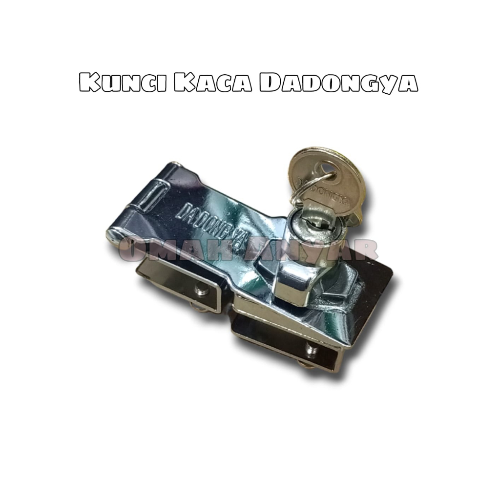Kunci Lemari Kaca Double Pintu Tarung Overpall Jepit BUKAN Digao Huben