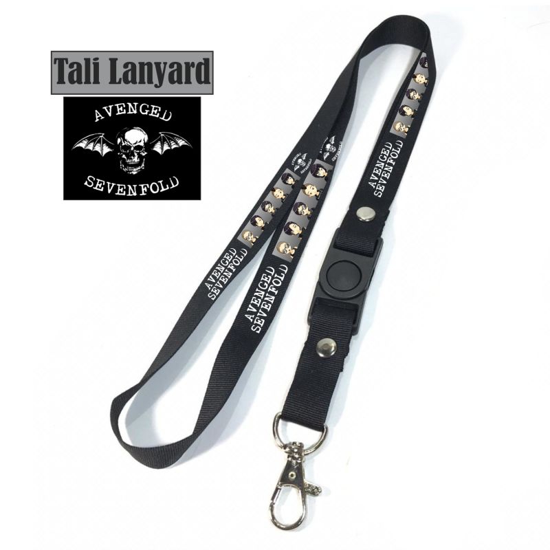 

lanyard AVENGED SEVENFOLD tali lanyard BAND METAL gantungan kunci name tag id card kartu nama / tali lanyard gantungan leher fullprint
