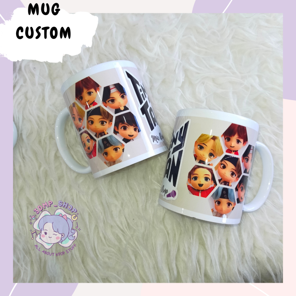 [MOHON TAMBAH BUBLE WRAP] MUG GELAS CANGKIR CUSTOM REQUEST GAMBAR