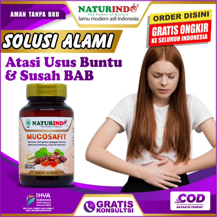 MUCOSAFIT OBAT USUS BUNTU RADANG USUS HERBAL USUS BUNTU SAKIT USUS BUNTU TANPA OPERASI NATURINDO