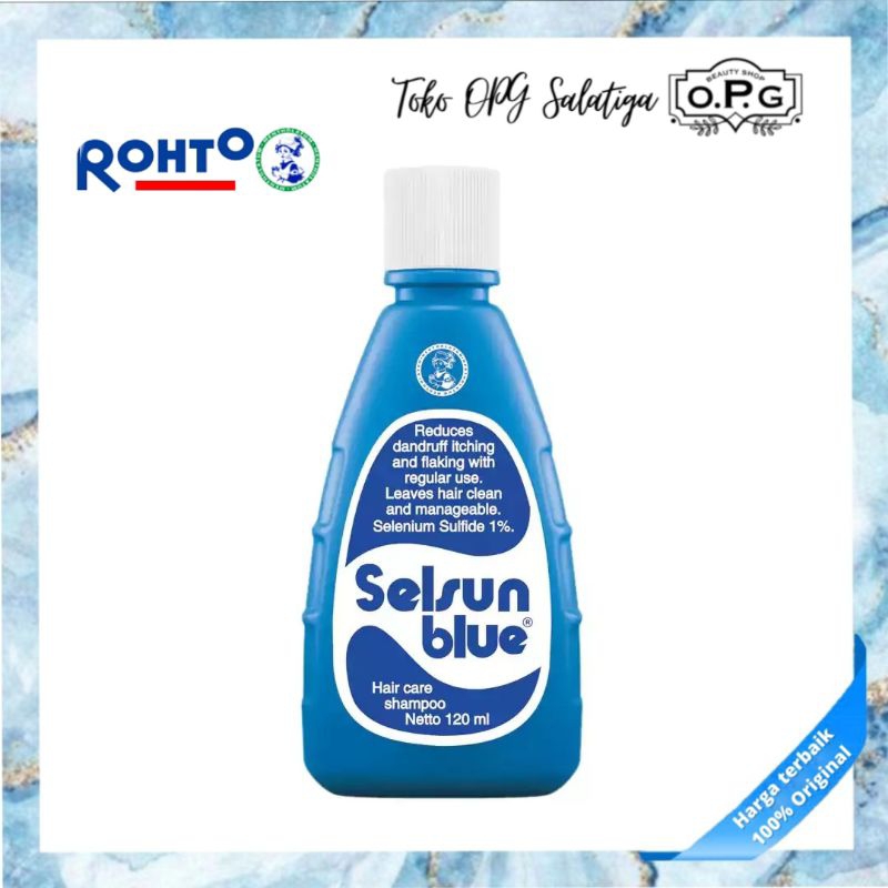 SELSUN Selsun selsun - SELSUN Blue Shampoo ( 60ml & 120ml) - Sampo Ketombe Selsun Blue