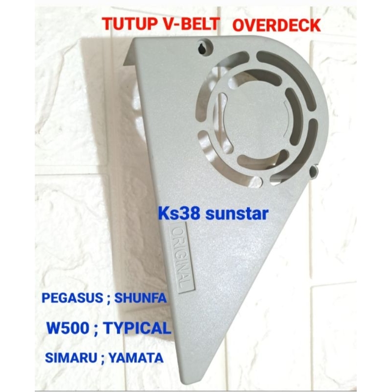 Tutup vambelt overdeck w500/pegasus/TYPICAL