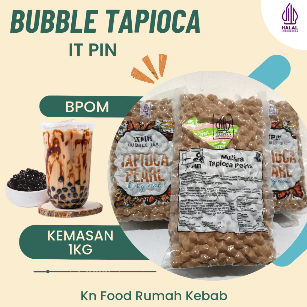 

TAPIOKA PEARL BUBBLE - MUTIARA BOBBA 1 KG