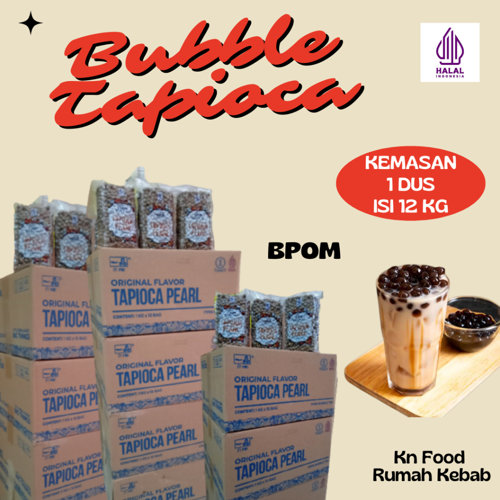 

Bubble Tapioca Pearl -1 Dus - Tapioca Pearl IT PIN - Bubble - Tapioca Pearl 1 Dus