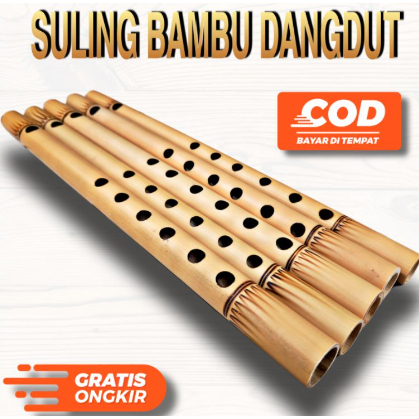 Seruling Bambu Dangdut ( Suling Mainan ) suling latihan niup / seruling dangdut asli