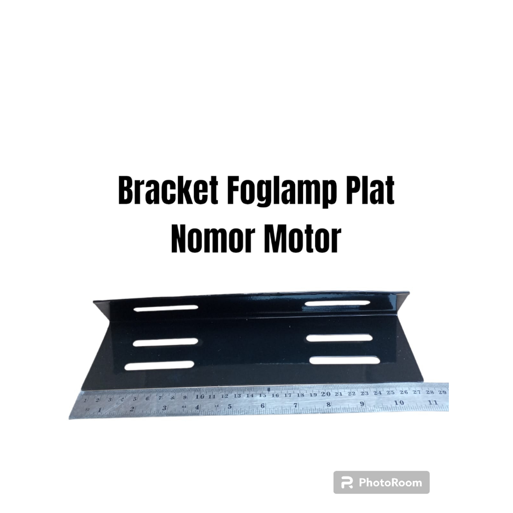 Dudukan Bracket Foglamp Plat Nomor Motor Lampu LED Tembak Sorot Braket Tanduk Bumper Plat Motor - MOTOR Plat Nomor