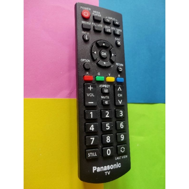 Remote TV PANASONIK LED LCD tombol empuk grade berkualitas