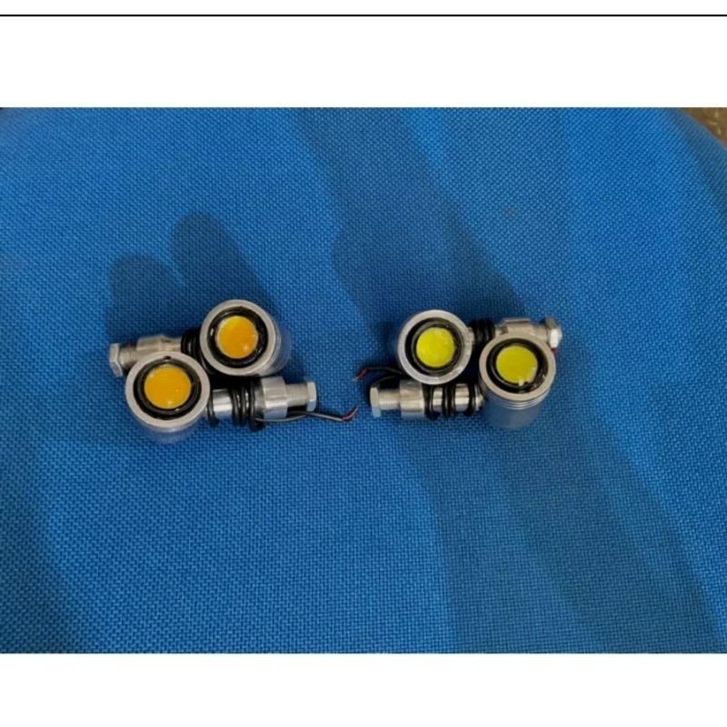 Sein LED CNC Sein Aluminium Sein LED Model Stainless Depan Belakang Ukuran Sedang