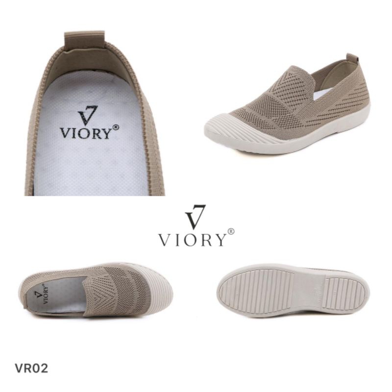 VIORY Sepatu Slip On Shoes #VR02 ORIGINAL