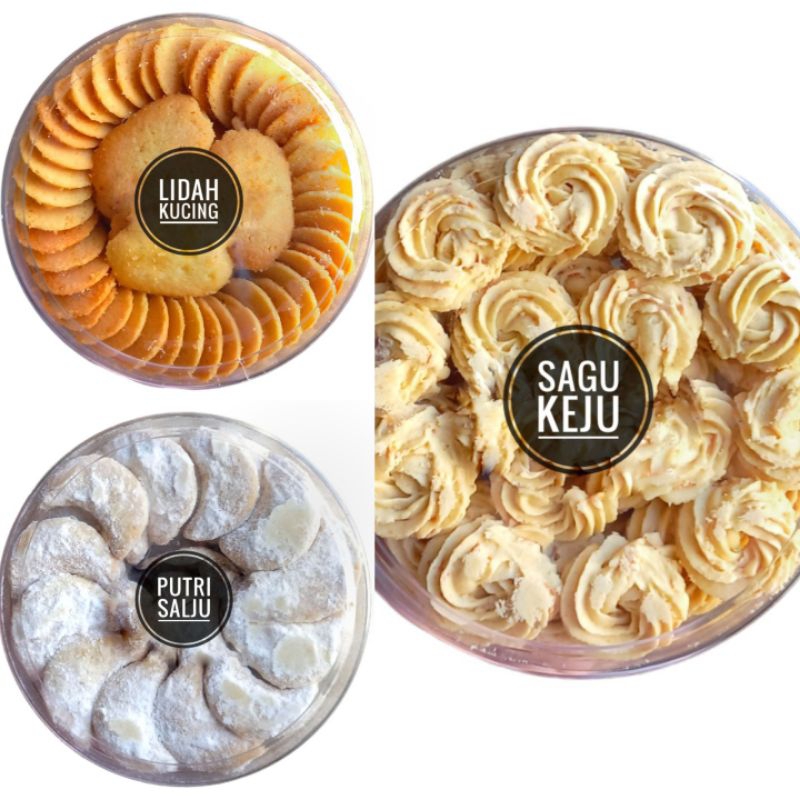 homemade kue kering lidah kucing premium tipis renyah | toples kemasan 250 gr | FREE packing bubble 