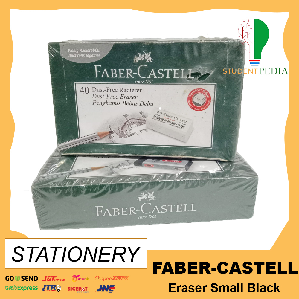 

Eraser / Penghapus Kecil Faber Castell / Penghapus Small Black White Faber Castell / Faber Castell 18 72 96 / Faber Castell 18 72 99 / Faber Castell 18 71 71