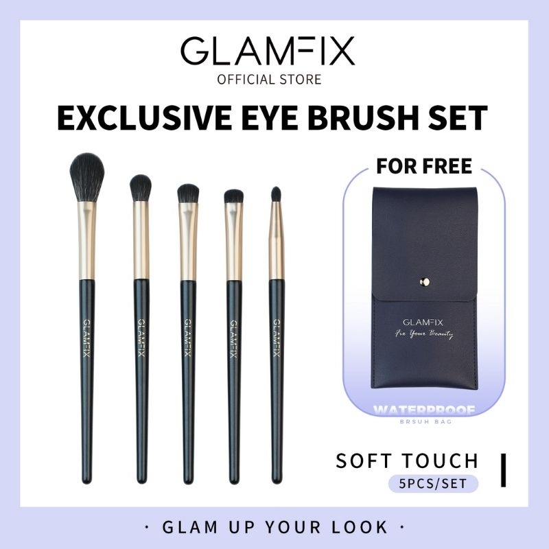 GLAMFIX Exclusive Eye Brush Set 5 Pcs