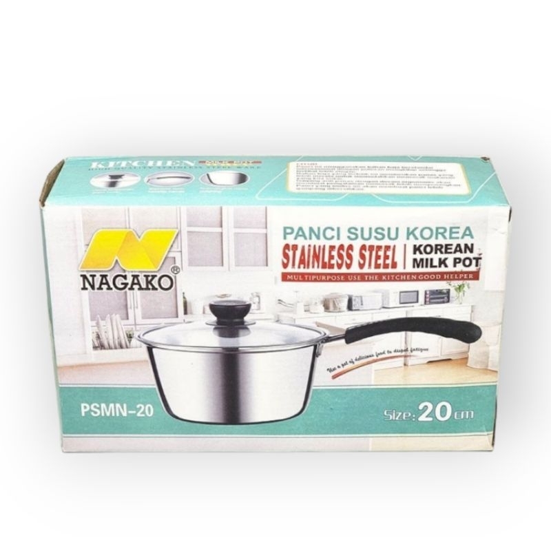 Panci Susu Korea Stainlees Steel Agogo Uk 18 Cm