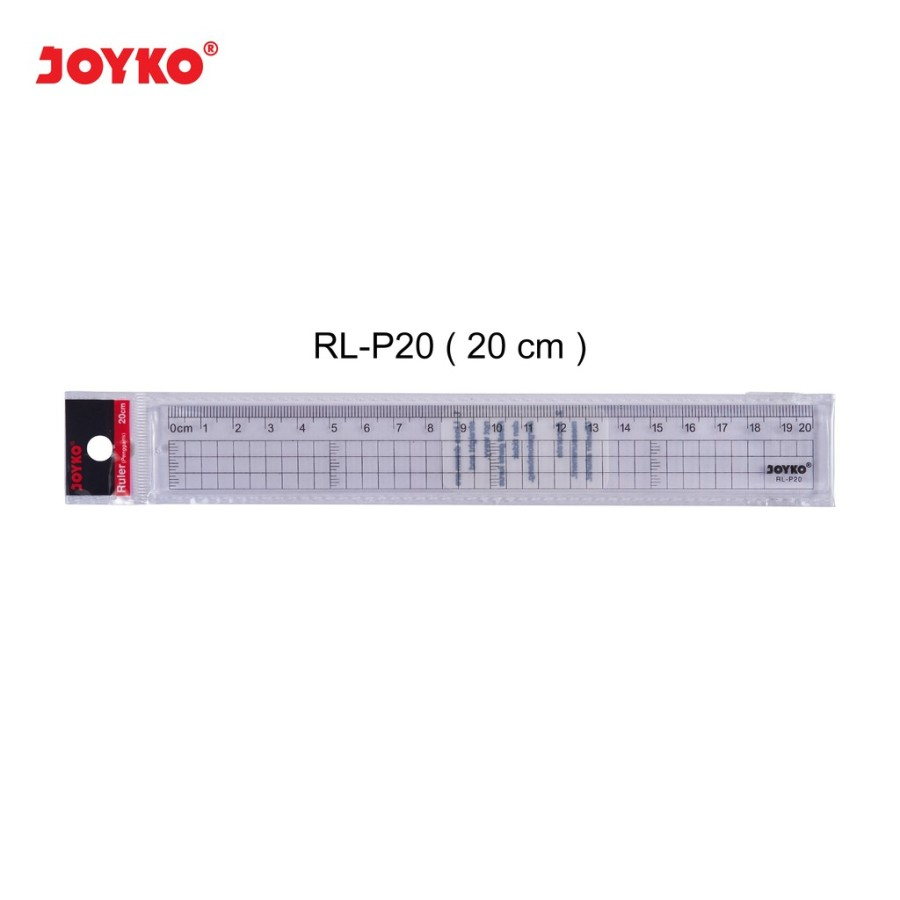 

Ruler Joyko RL-P20 20cm Mistar Penggaris Bening Transparant 20 cm