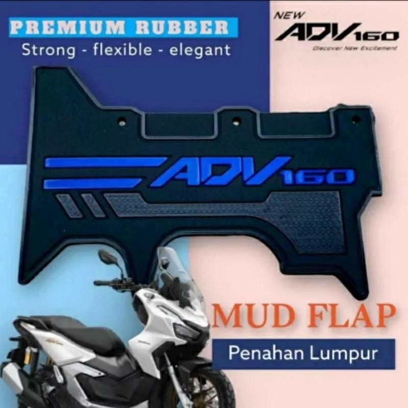 Mudflap penahan lumpur kolong ADV 160 karet kolong