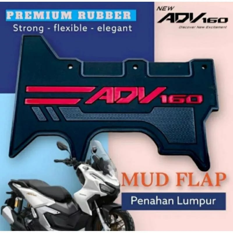 Mudflap penahan lumpur kolong ADV 160 karet kolong