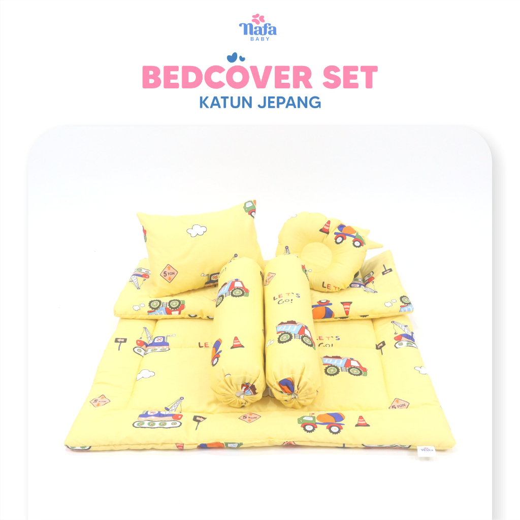 BABY BEDDING SET  KATUN JEPANG / BEDCOVER BAYI KATUN JEPANG PREMIUM NAFA BABY