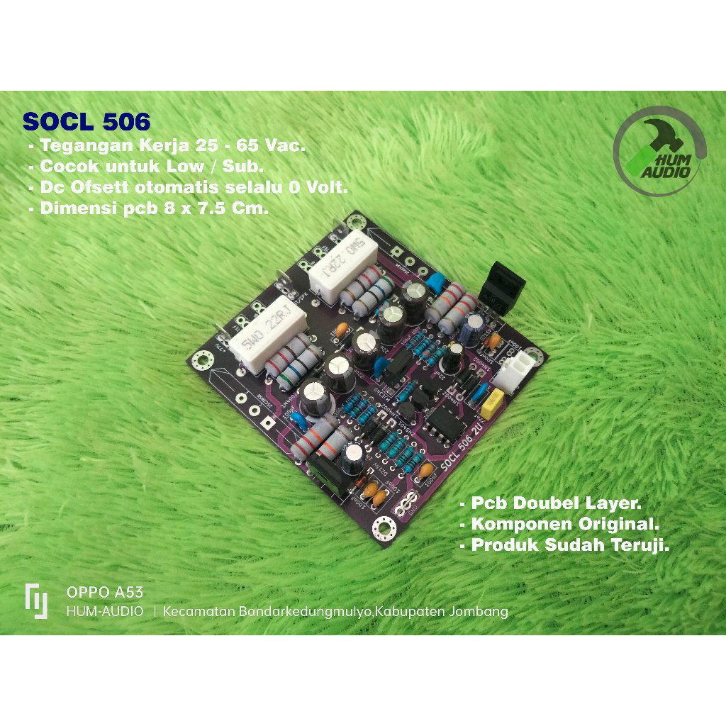 SOCL 506 PCB DOUBEL LAYER.