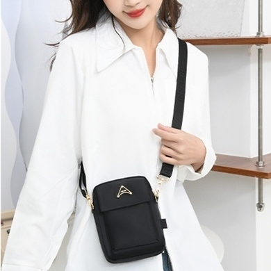 TAS SELEMPANG WANITA GINEVERA TA811B5 SLING BAG IMPORT KOREA REMAJA CEWEK MURAH PREMUM BRANDED TERBARU ANTI AIR HITAM SHOULDER BAHU SIMPLE CASUAL FASHION KEKINIAN