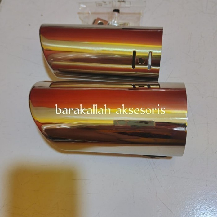 Muffler Ujung Knalpot Mobil FEROZA Knalpot Diameter 8cm Universal