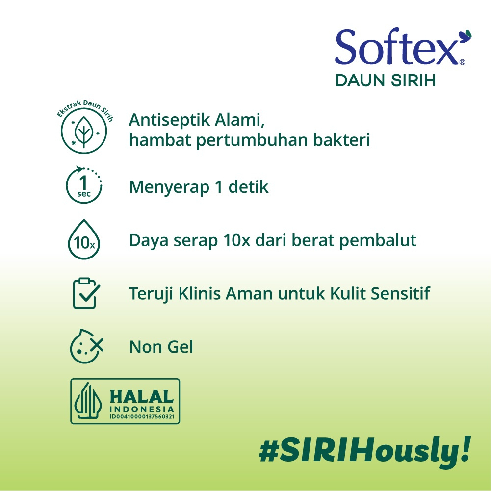 SOFTEX DAUN SIRIH 36CM ISI 12 PADS