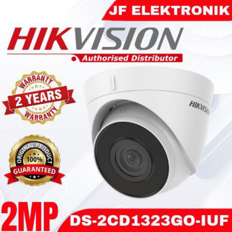 IP KAMERA HIKVISION INDOOR 2MP DS-2CD1323GO-IU EXIR FIXED TURRET