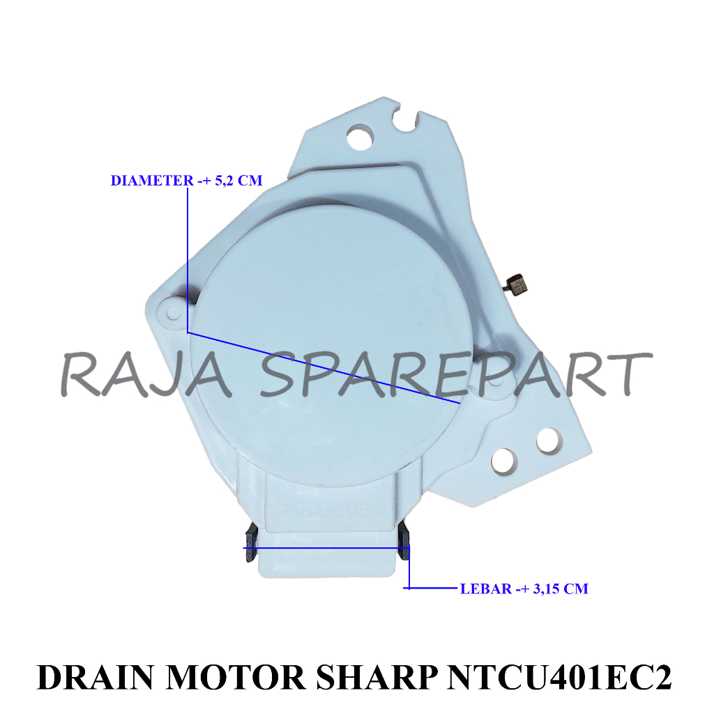 Drain Motor/Motor Pembuangan Air Mesin Cuci Sharp NTCU401EC2