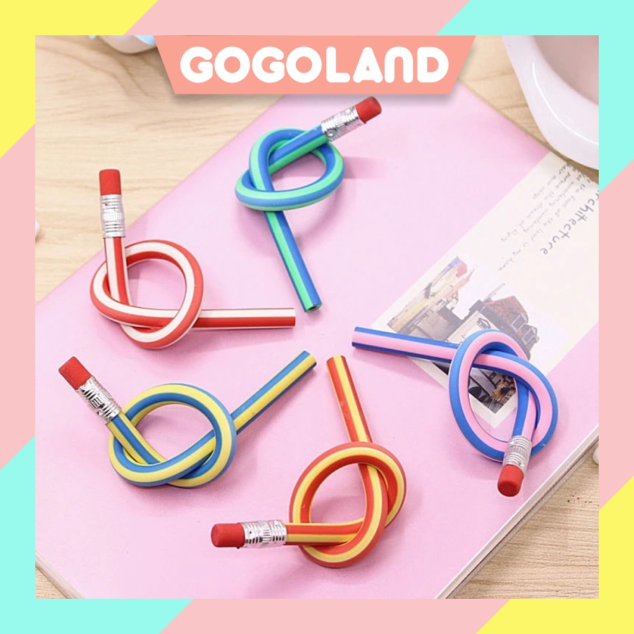 

⭐Gogoland⭐ Pensil Flexsible Lentur Pensil Gulung Unik Lucu S069