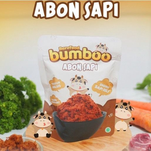 

BUMBOO Abon Asli Kaldu & Abon Anak MPASI No MSG Tanpa Gula Sehat Aman