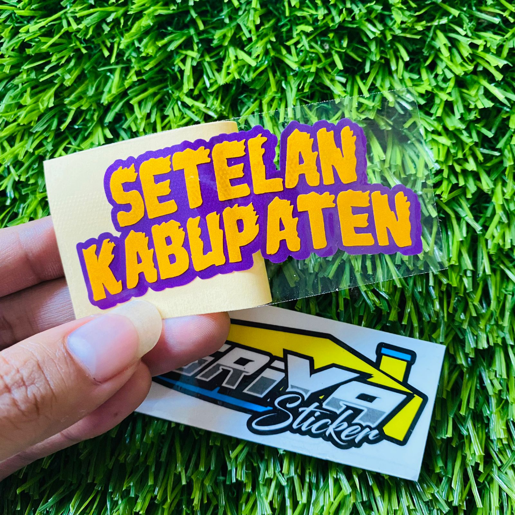 Stiker SETELAN KABUPATEN Sticker cutting beat vario aerox pcx ninja viral