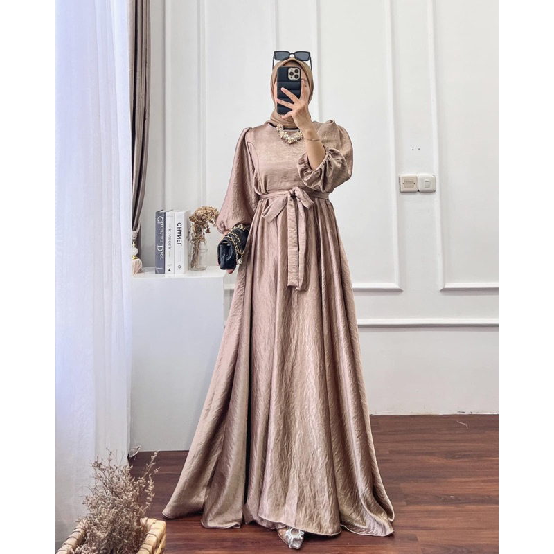 gamis santorini premium freebelt