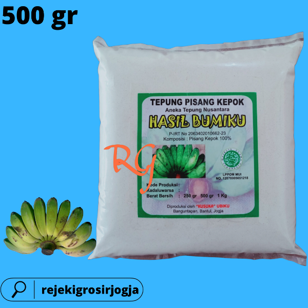 

TEPUNG PISANG KEPOK kemasan 500 GRAM