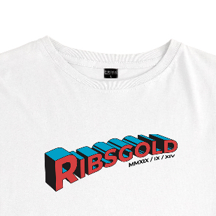 Ribsgold T Shirt TheHero Kaos Tshirt T-shirt Distro Lengan Pendek Katun Black