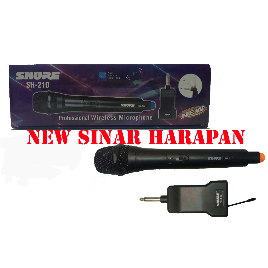 mic shure sh 210 new wireles