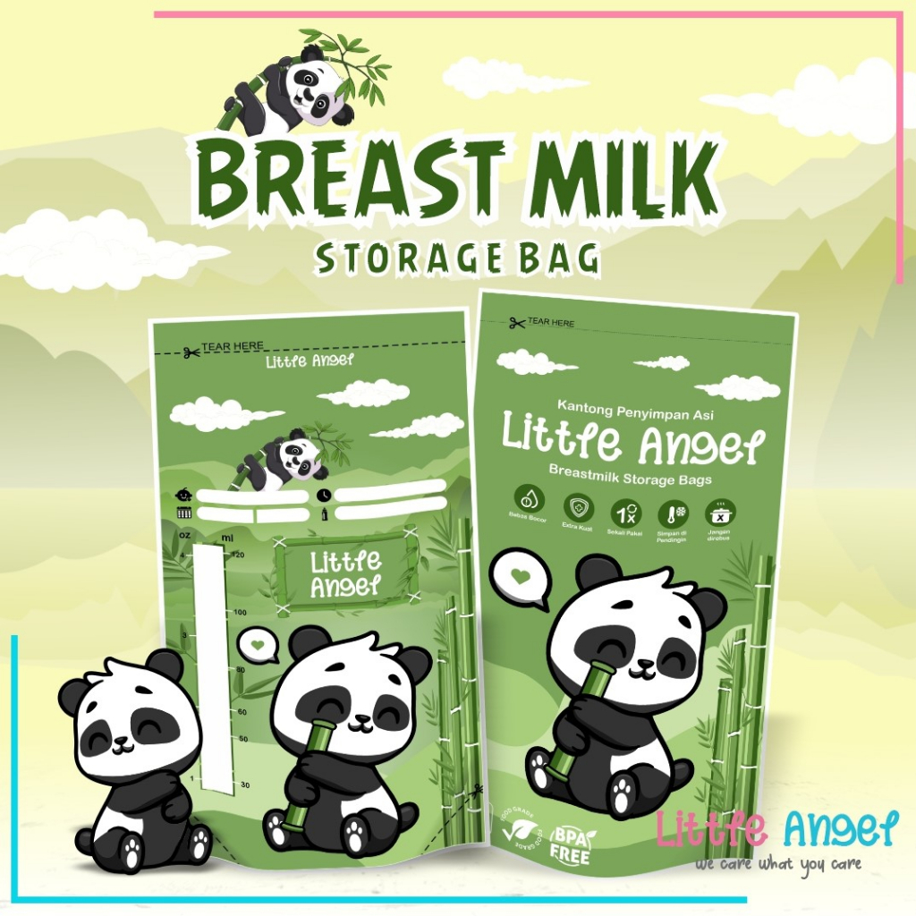 KANTONG ASI SUSU BAYI 120ml BABY BREAST MILK Storage Bag  ASIP 30pcs