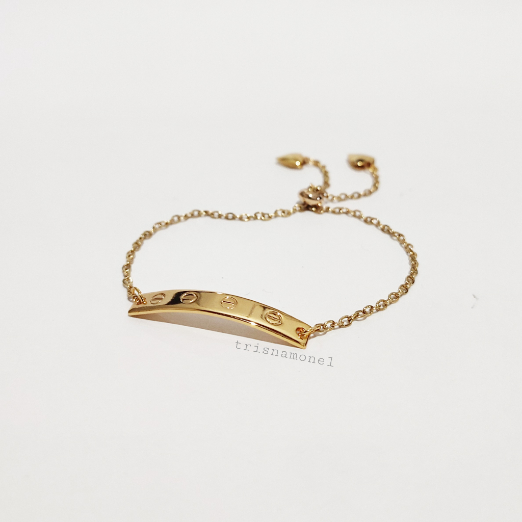 GELANG CARTIR GOLD DAN SILVER MOTIF SERUT