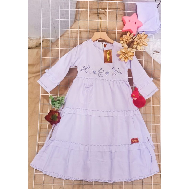 Gamis putih anak  TK# gamis manasik