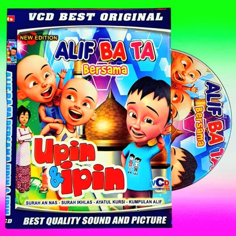 KASET VIDEO LAGU  ANAK ANAK UPIN IPIN BELAJAR NGAJI ALIF BA TA EDUKASI ANAK MUSLIM-BELAJAR NGAJI DOA