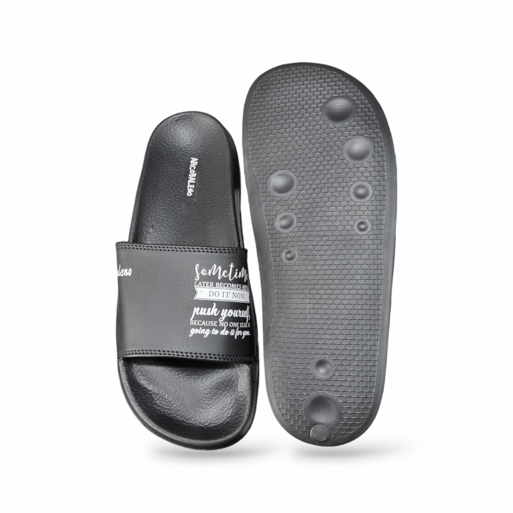 sandal slop pria sandal slide slip on sandal slop karet sendal Distro