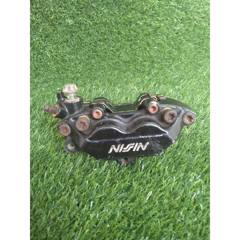 Master kaliper depan cakram kiri piston 4 nissin original copotan cb400