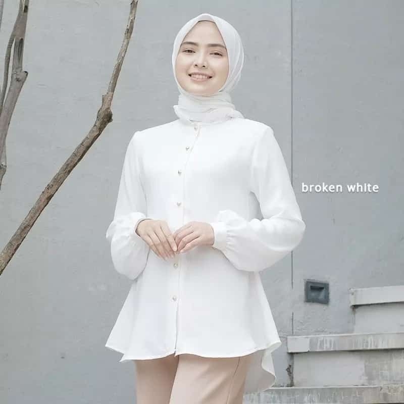 Arumi blouse/kemeja wanita/baju atasan wanita/blouse wanita/kemeja adem/blouse adem/victoria shirt/femmeoutfit/atasan kemeja cringkle/baju wanita muslim/baju kantor/kemeja kantor/kemeja casual/kemeja cantik/kemeja adem/ootd hijab/atasan wanita