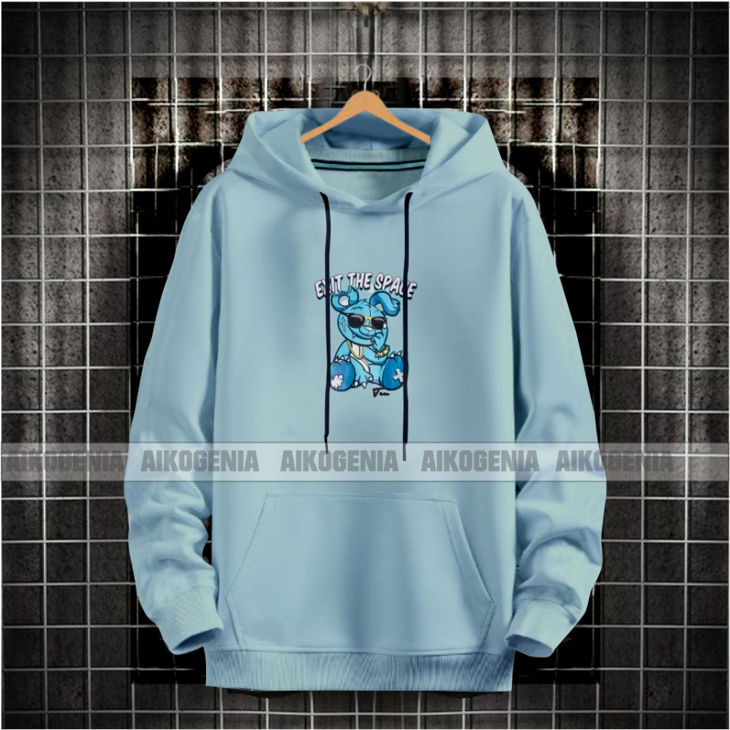 Sweater hoodie pria wanita motif THE RABBIT terbaru / hoodie kekinian pria kwalitas distro