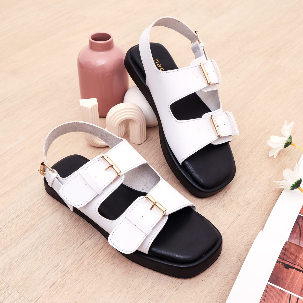 nacodri Delisha Sandal tali wanita Platform sandal