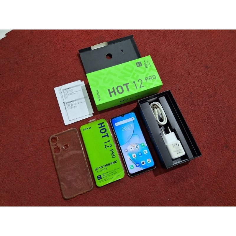 Infinix Hot 12 pro NFC  8/128 Second Mulus Normal Aman Garansi Resmi Indonesia