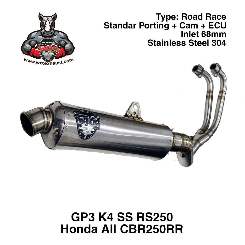 Knalpot WRX GP3 SS RS250 CBR250RR